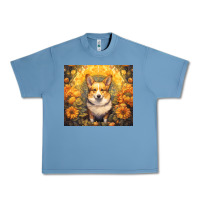 Pebble Blue pembroke welsh corgi Urban Heavy Tee - Unal Design