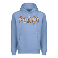 Colony Blue retro mama Premium Hoodie - MaliasSmallBusiness