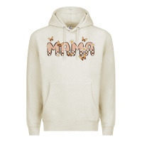 Oatmeal Heather retro mama Premium Hoodie - MaliasSmallBusiness