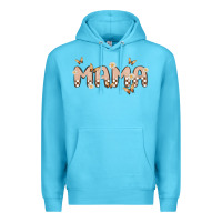 Ocean Blue retro mama Premium Hoodie - MaliasSmallBusiness