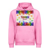 Fuchsia Pink teacher fuel Urban Hoodie - NancyCooperArtShop