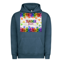 Pigment Midnight Navy teacher fuel Urban Hoodie - NancyCooperArtShop