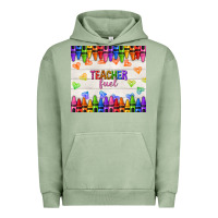 Pigment Oil Green teacher fuel Urban Hoodie - NancyCooperArtShop