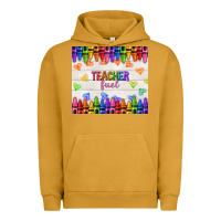 Pigment Peanut Butter teacher fuel Urban Hoodie - NancyCooperArtShop