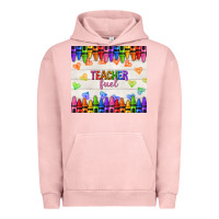 Pigment Salmon teacher fuel Urban Hoodie - NancyCooperArtShop