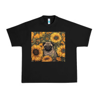 Black pug Urban Heavy Tee - Unal Design