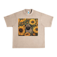 French Oak pug Urban Heavy Tee - Unal Design