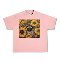 Salmon pug Urban Heavy Tee - Unal Design