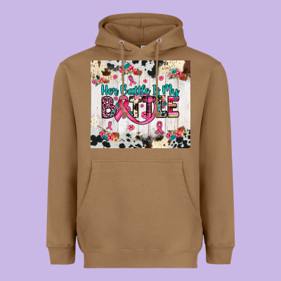 Her Battle Is My Battle Heavyweight Hoodie Designed By Jahusdesignshop