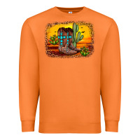 Carrot cross sunset backgraund Premium Sweatshirt - JahusDesignShop