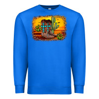 True Royal cross sunset backgraund Premium Sweatshirt - JahusDesignShop