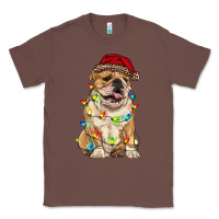 Chestnut christmas bulldog Classic Tee - RanaPortraitStore