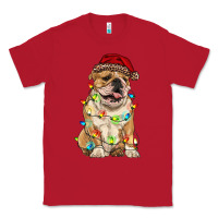 Red christmas bulldog Classic Tee - RanaPortraitStore