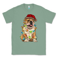 Sage christmas bulldog Classic Tee - RanaPortraitStore