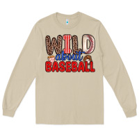 Mushroom wild about baseball Long Sleeve Tee - Zillion Design Studio
