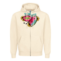 Sandshell summer vibes Zipper Hoodie - SublimationCraftShop