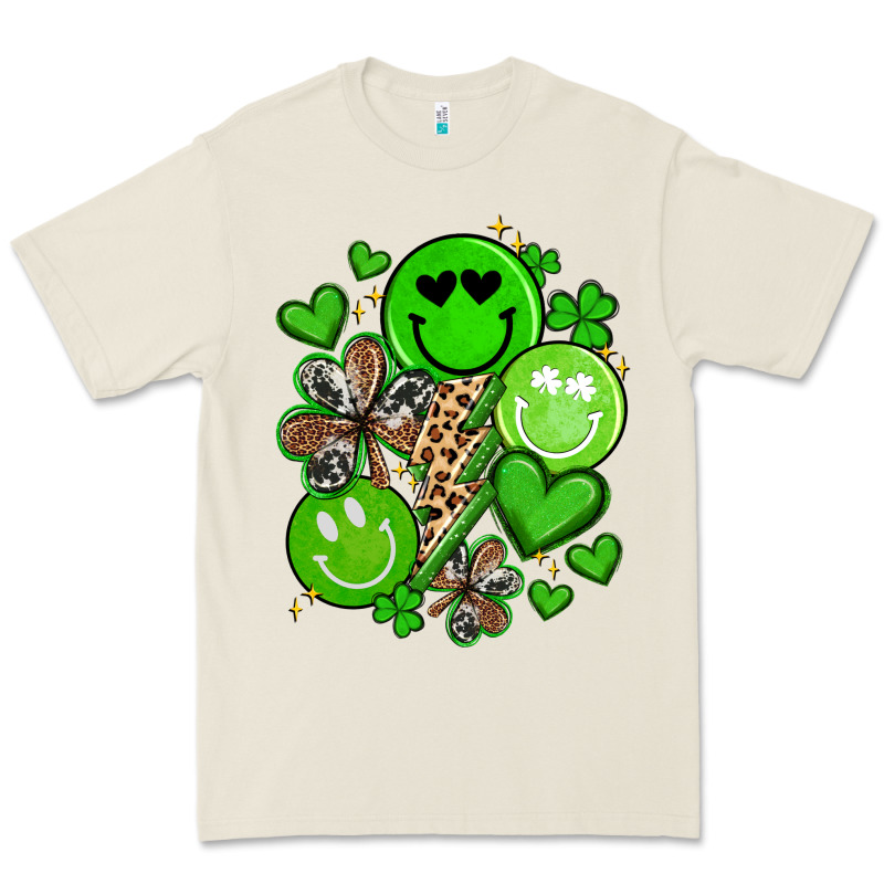 St Patrick's Day Green Smile Premium Tee by Artiststas | Teevron