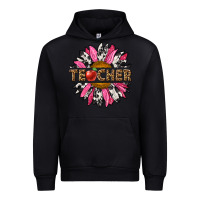 Black western teacher sunflower Urban Hoodie - NancyCooperArtShop