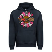 Navy western teacher sunflower Urban Hoodie - NancyCooperArtShop