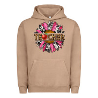 Western Teacher Sunflower Urban Hoodie | Teevron