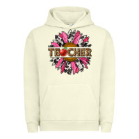 Pigment Pistachio western teacher sunflower Urban Hoodie - NancyCooperArtShop