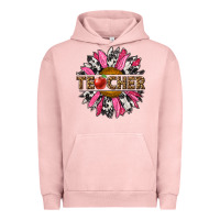 Pigment Salmon western teacher sunflower Urban Hoodie - NancyCooperArtShop