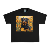 Black rotweiler Urban Heavy Tee - Unal Design