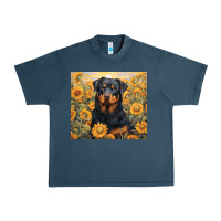 Midnight Navy rotweiler Urban Heavy Tee - Unal Design