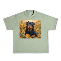 Oil Green rotweiler Urban Heavy Tee - Unal Design