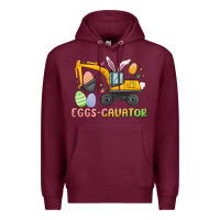Burgundy eggs cavator easter Premium Hoodie - MaliasSmallBusiness