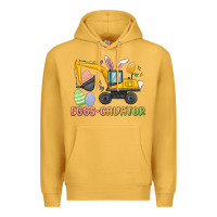Mustard eggs cavator easter Premium Hoodie - MaliasSmallBusiness