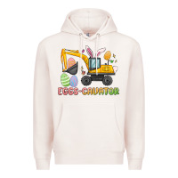 Pale Pink eggs cavator easter Premium Hoodie - MaliasSmallBusiness