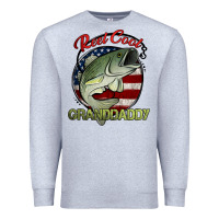 Heather Grey reel cool granddaddy fishing Premium Sweatshirt - Jasminsmagicworld