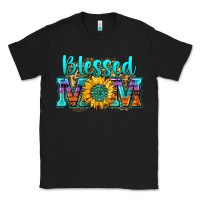 Black blessed mom sunflower Classic Tee - Zillion Design Studio