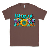Chestnut blessed mom sunflower Classic Tee - Zillion Design Studio