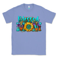 Colony Blue blessed mom sunflower Classic Tee - Zillion Design Studio