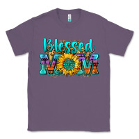 Lavender blessed mom sunflower Classic Tee - Zillion Design Studio