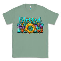 Sage blessed mom sunflower Classic Tee - Zillion Design Studio
