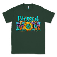 Sports Green blessed mom sunflower Classic Tee - Zillion Design Studio