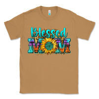Toasted Coconut blessed mom sunflower Classic Tee - Zillion Design Studio