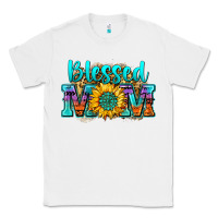 White blessed mom sunflower Classic Tee - Zillion Design Studio