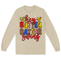Mushroom hey batter batter swing softball Long Sleeve Tee - Zillion Design Studio