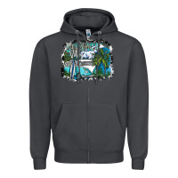 Smoke summer vibes Zipper Hoodie - SublimationCraftShop