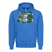 True Royal summer vibes Zipper Hoodie - SublimationCraftShop