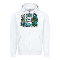 White summer vibes Zipper Hoodie - SublimationCraftShop