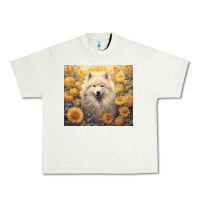 Pistachio samoyed Urban Heavy Tee - Unal Design