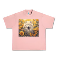 Salmon samoyed Urban Heavy Tee - Unal Design