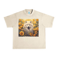 Sandshell samoyed Urban Heavy Tee - Unal Design