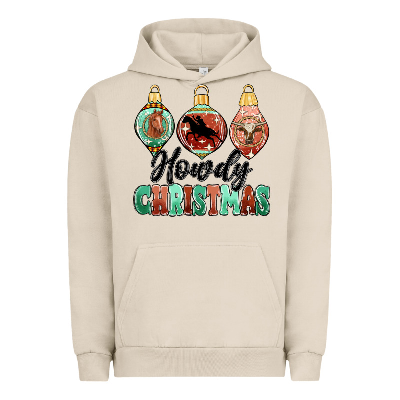 Howdy Christmas Urban Hoodie by MaliasSmallBusiness | Teevron