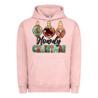 Pigment Salmon howdy christmas Urban Hoodie - MaliasSmallBusiness